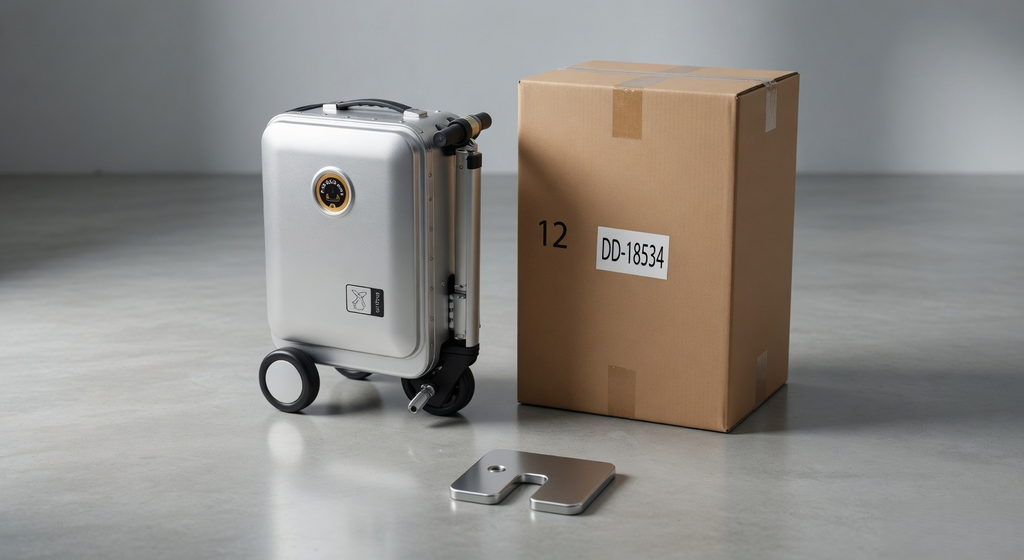 Electric Suitcase Smart Scooter – Riding Luggage with Removable Power (1 Pc)
